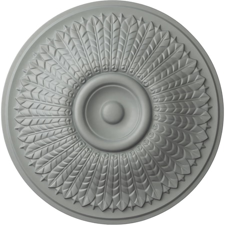 Ekena Millwork Modena Ceiling Medallion (Fits Canopies up to 5 1/4"), 23 1/2"OD x 3 1/2"P, Primed White CM23MO